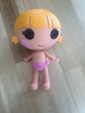 Lalaloopsy Blonde Tricky Mysterious 7" Baby Doll in Pink Diaper